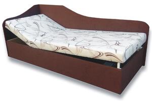 Zondo Jednostruki krevet (kauč) 80 cm Abigail (Sand 10 + tamnosmeđa 40) (L). 793054