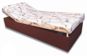 Zondo Jednostruki krevet (kauč) 90 cm Darcy (tamnosmeđa 40 + Sand 10). 793078