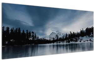 Slika - Na zaleđenom jezeru (120x50 cm)