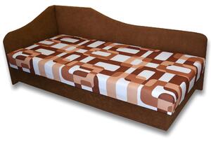 Zondo Jednostruki krevet (kauč) 80 cm Lady 87 (smeđa 13 + Gusto 11) (L). 793111