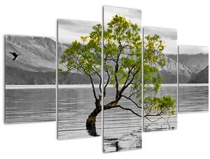 Slika stabla usred jezera (150x105 cm)