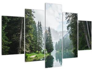 Slika šumskog jezera (150x105 cm)