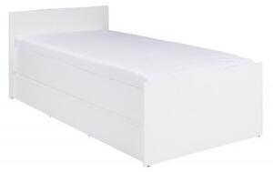 Zondo Jednostruki krevet 90 cm Cortez C 15 (bijela) (s podnicom). 1004889
