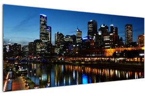 Slika noći u Melbourneu (120x50 cm)