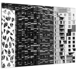 Slika crno-bijele arhitekture (70x50 cm)