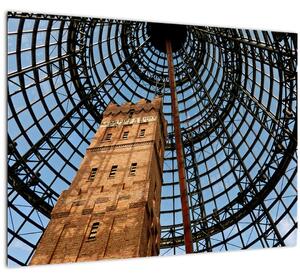 Staklena slika tornja u Melbourneu (70x50 cm)