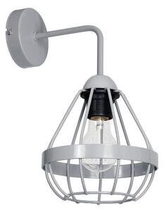 Zidna svjetiljka RING 1xE27/60W/230V sivo