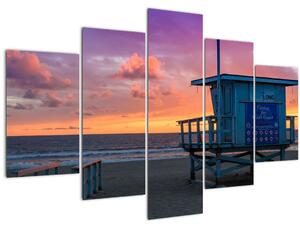 Slika plaže Santa Monica (150x105 cm)
