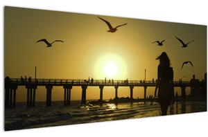 Slika - Šetnja plažom (120x50 cm)