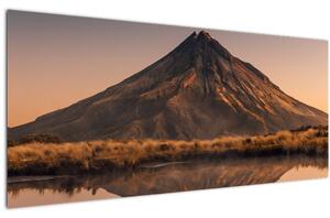 Slika odsjaj planine Taranaki, Novi Zeland (120x50 cm)