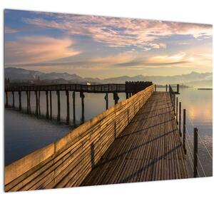 Slika - Na obali jezera Obersee (70x50 cm)