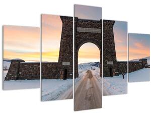 Slika vrata, Yellowstone (150x105 cm)