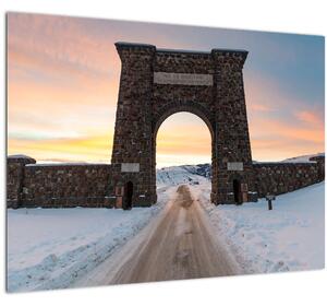 Slika vrata, Yellowstone (70x50 cm)