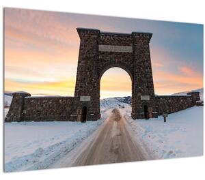 Slika vrata, Yellowstone (90x60 cm)