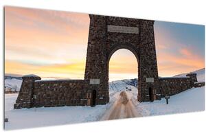 Slika vrata, Yellowstone (120x50 cm)