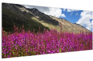 Slika pejzaža planinske livade (120x50 cm)