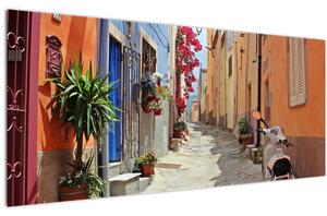Slika ulice na Sardiniji (120x50 cm)