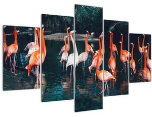 Slika jata flaminga (150x105 cm)