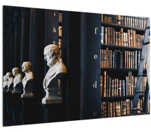 Slika - U knjižnici (90x60 cm)