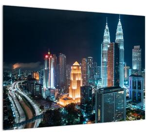 Slika - Noć u Kuala Lumpuru (70x50 cm)