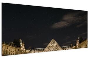 Slika - Louvre noću (120x50 cm)