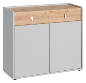 Zondo.hr Komoda Voncile 20 ASPG VV SB1 (biserno siva + hrast artrisan). Akcija -16%. 1024246