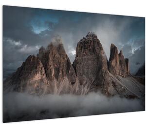 Slika - Tri zuba, talijanski Dolomiti (90x60 cm)