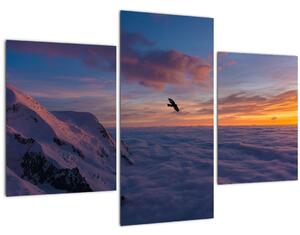 Slika za zalaska sunca, Mt. Blanc (90x60 cm)