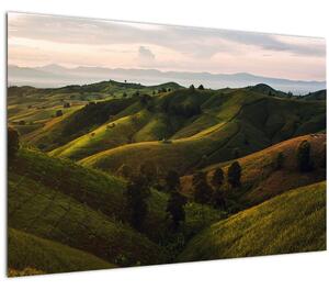 Slika - Pogled na tajlandska brda (90x60 cm)
