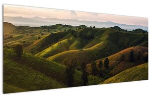 Slika - Pogled na tajlandska brda (120x50 cm)