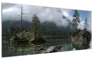 Slika drveća u jezeru (120x50 cm)