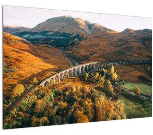 Slika mosta u škotskoj dolini (90x60 cm)