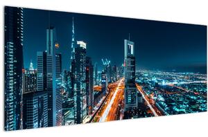 Slika - Dubai noću (120x50 cm)