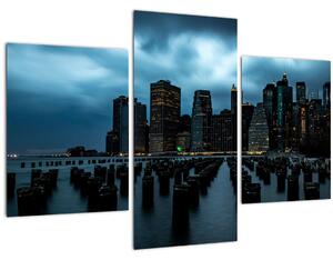 Slika - Pogled na nebodere u New Yorku (90x60 cm)