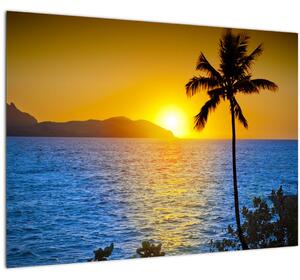 Slika - Zalazak sunca nad morem (70x50 cm)