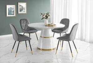 Zondo Blagovaonski stol Varam (bijela + zlatna) (za 4 osobe). 1028079