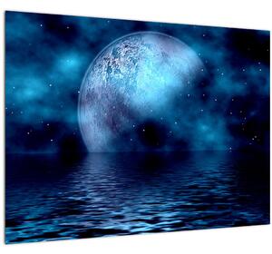Slika Mjeseca iznad morske površine (70x50 cm)