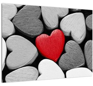 Slika drvenih srca (70x50 cm)