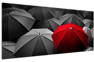 Slika otvorenih kišobrana (120x50 cm)
