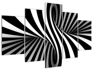 Apstraktna slika sa zebrastim prugama (150x105 cm)