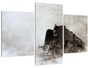 Slikanje - Vlak u magli (90x60 cm)