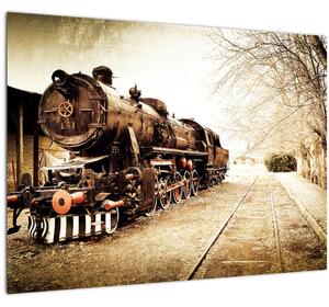 Slika - Povijesna lokomotiva (70x50 cm)