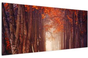 Slika - Jesenska šuma (120x50 cm)