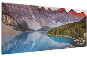 Slika - Planinski kanadski krajolik (120x50 cm)
