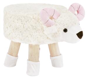 Zondo Tabure u obliku ovce Banzai (bijela + ružičasta+ prirodna). 1028881