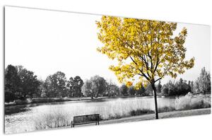 Slika - Odmor u parku (120x50 cm)