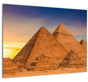 Staklena slika - Egipatske piramide (70x50 cm)