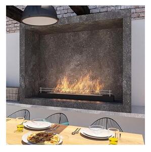 InFire - BIO kamin 8x120 cm 3kW crna