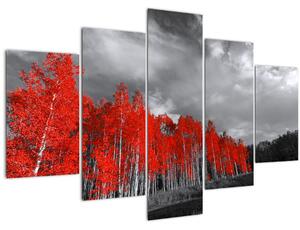Slika - Drveće u jesenskim bojama (150x105 cm)