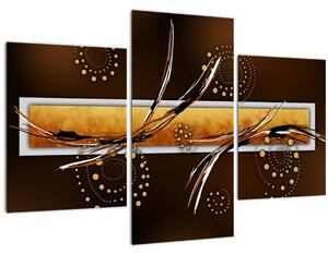 Slika apstrakcije - Leptiri (90x60 cm)